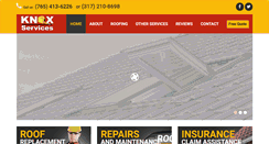 Desktop Screenshot of knoxroofs.com